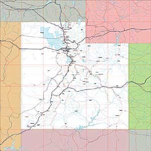 USA Relief Map Collection Catalog - State of Utah